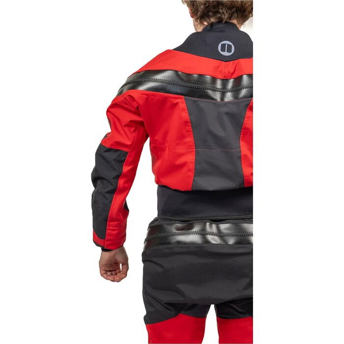 2024 Nookie Womens Fusion Latex Drysuit DR61 - Black / Red